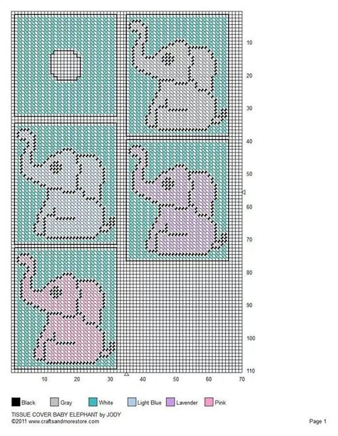 plastic canvas elephant patterns|elephant cross pinterest.